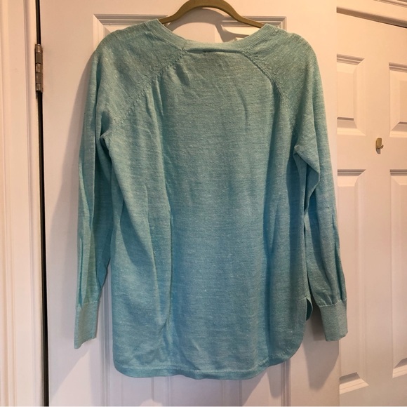 J. Crew Linen Sweater, size medium - Picture 2 of 5